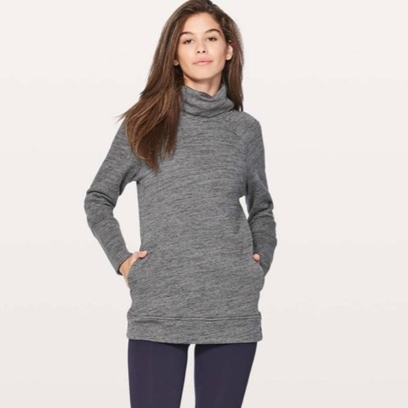 lululemon athletica Tops - LULULEMON To You Tunic Heathered Core Grey {B16}